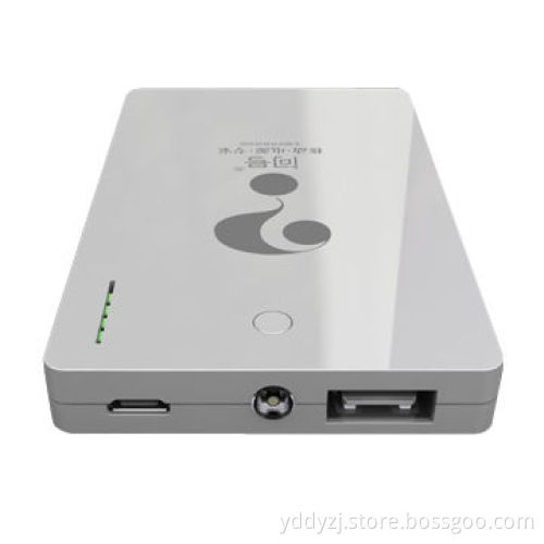 2,000mAh Power Bank with Flashlight, FCC, CE, RoHS Marks